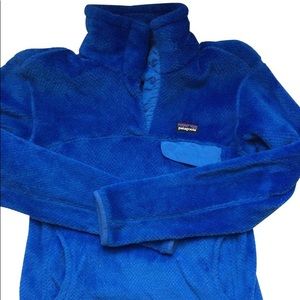 Royal Blue Resnap Fleece Patagonia Pullover